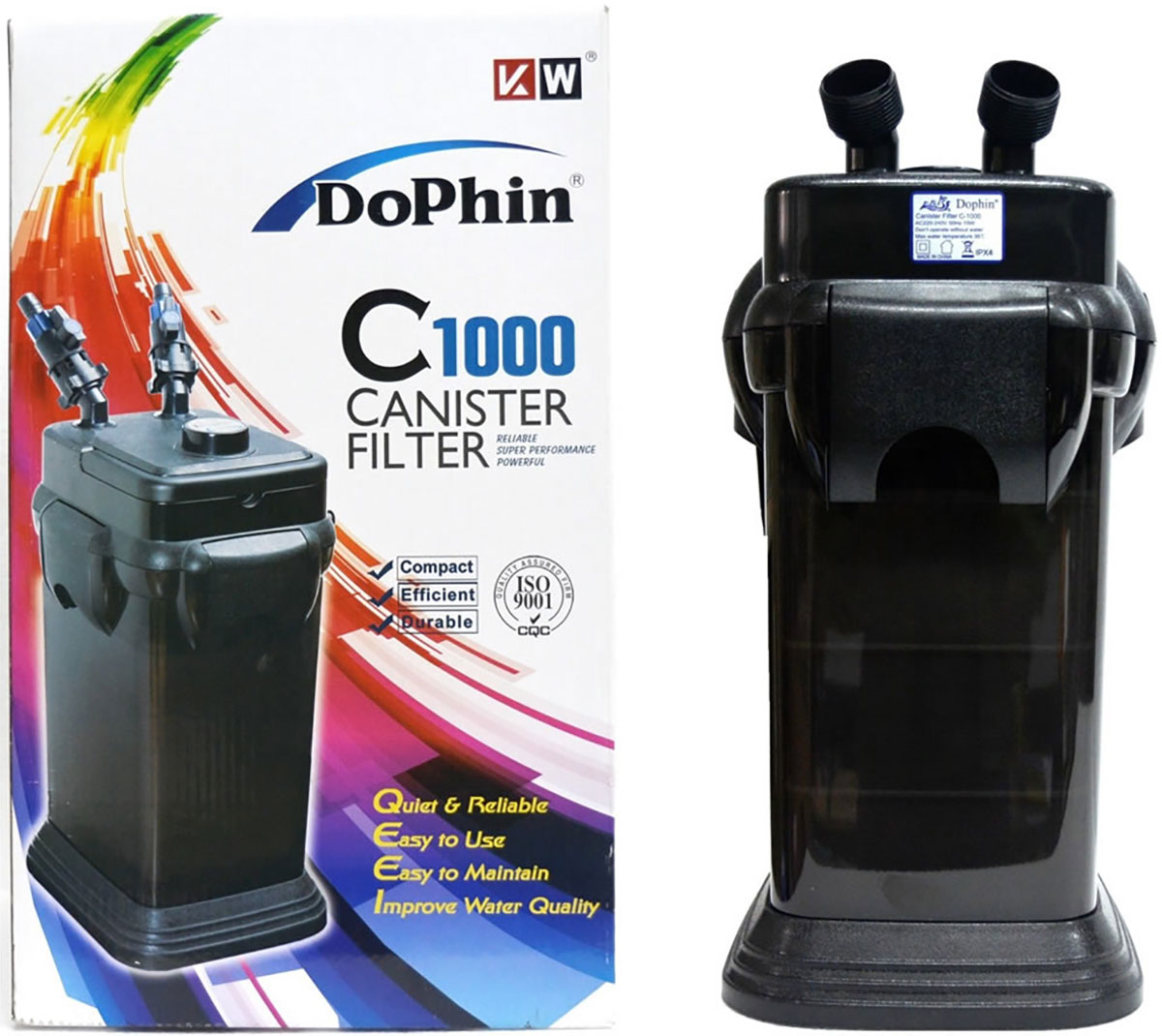 Внешний фильтр Dophin C-1000 1670 л/ч для аквариумов объемом до 140 л (1 шт)